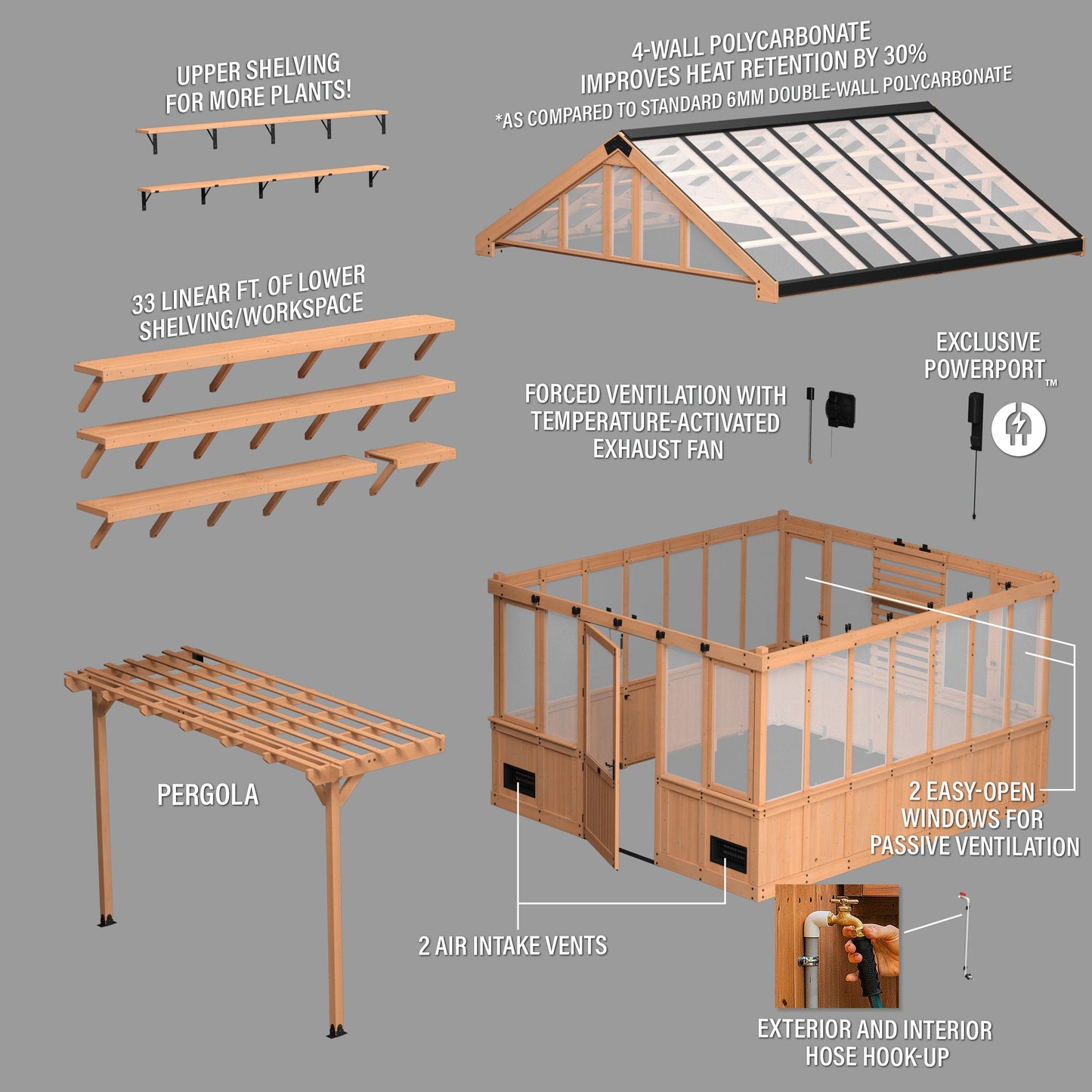 13x11 Bellerose XL Greenhouse