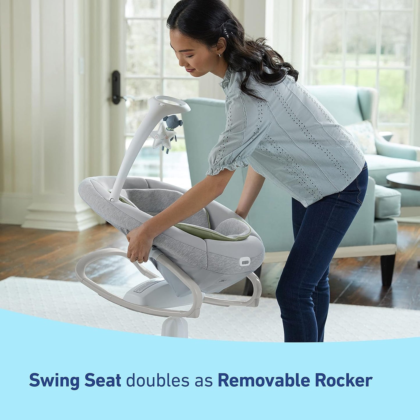 Versatile Baby Swing & Portable Rocker