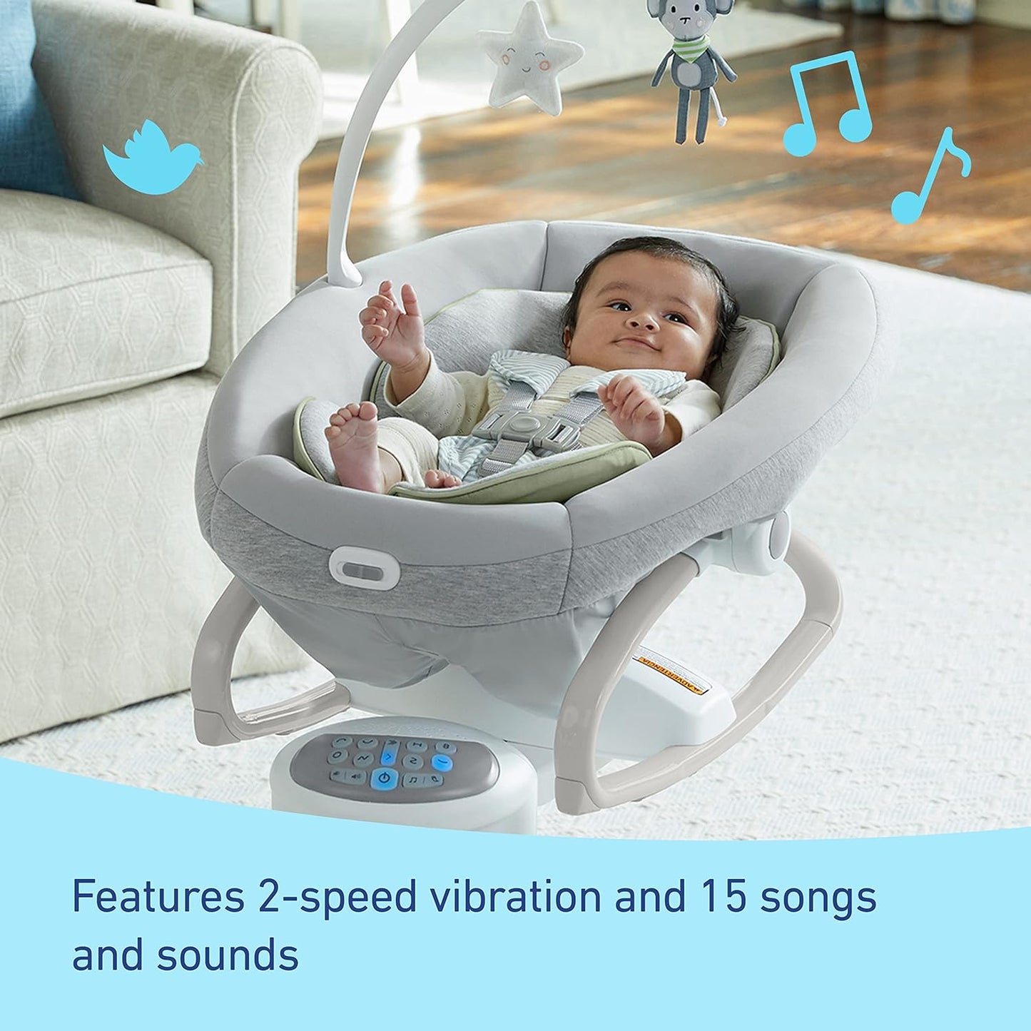Versatile Baby Swing & Portable Rocker