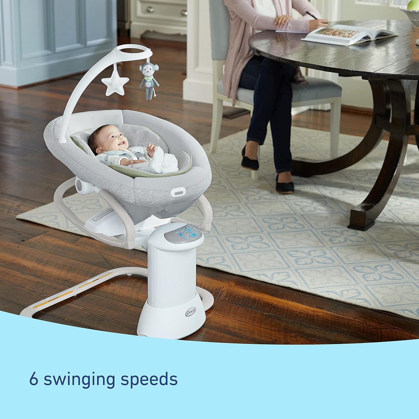 Versatile Baby Swing & Portable Rocker
