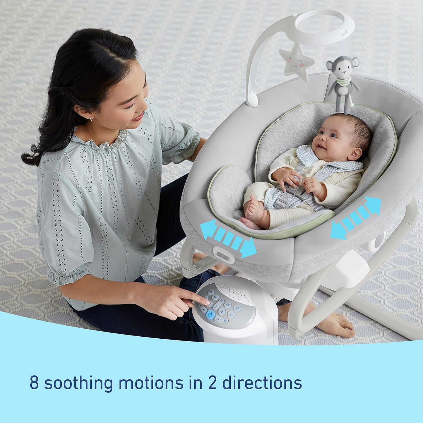 Versatile Baby Swing & Portable Rocker